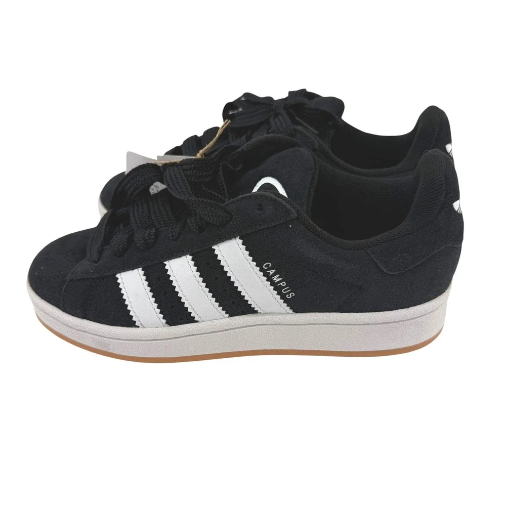 Adidas Campus 00s J Kids Sneakers Core Black White Gum HQ6638 Size 4.5Y NEW